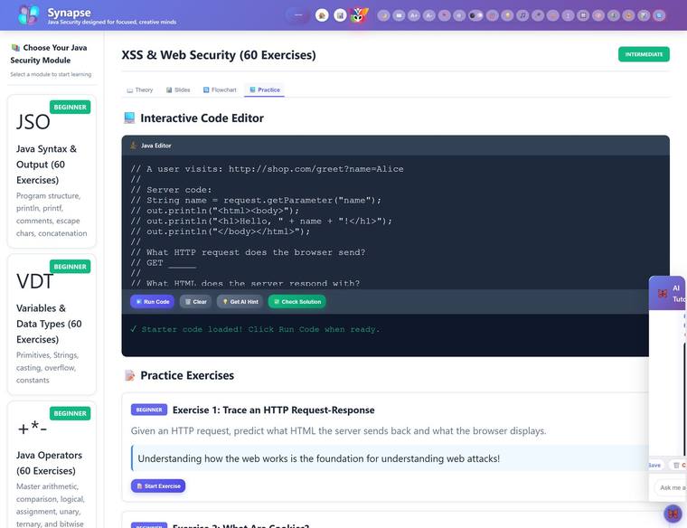 SYNAPSE interactive Java security editor